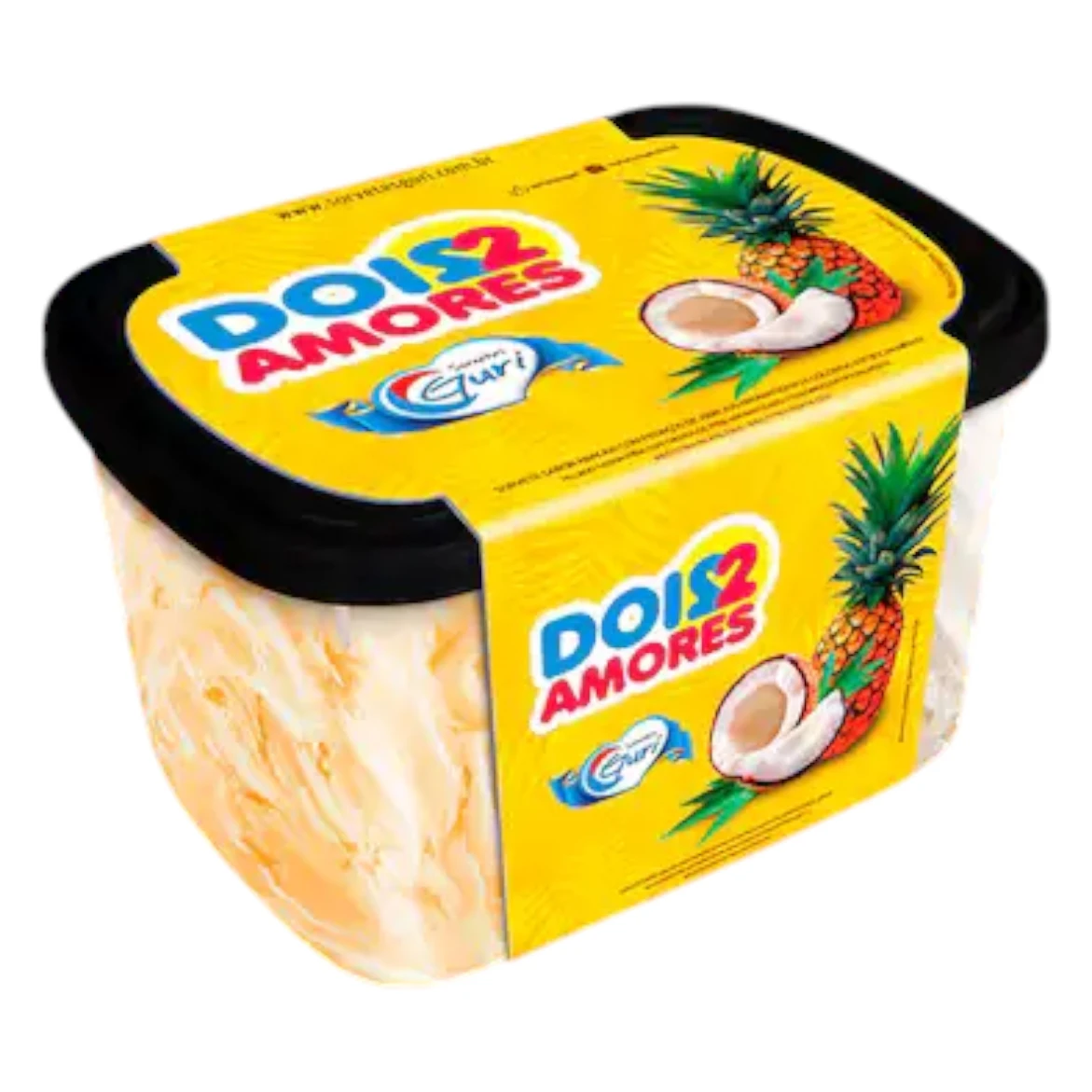 Pote 2L. Sorv. Abacaxi E Coco