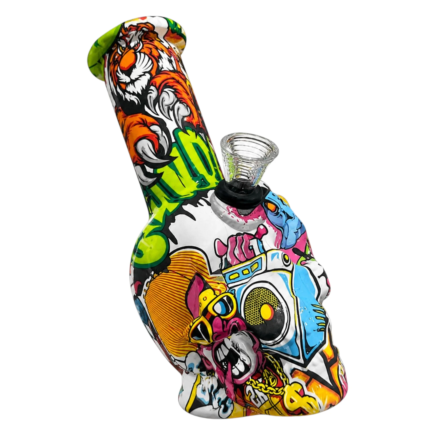 Bong De Vidro Estampa Caveira