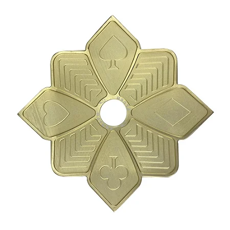 Prato Zenith Flush Grande Dourado